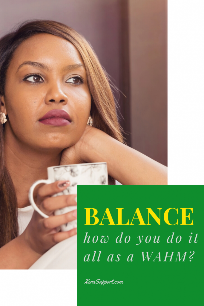 If you work at home, you probably have this question. How do you balance it all as a wahm? Here's the truth: it's not about balance. It's about choices.